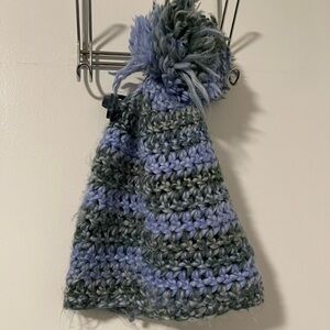 Handmade Knit Beanie with Pom Pom
